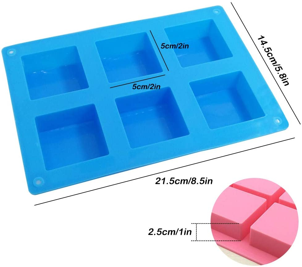 Foto 7 | Molde De Silicona Para Hornear Tartas Con 3 Cavidades (morado/azul/rosa) Jiey - Venta Internacional.