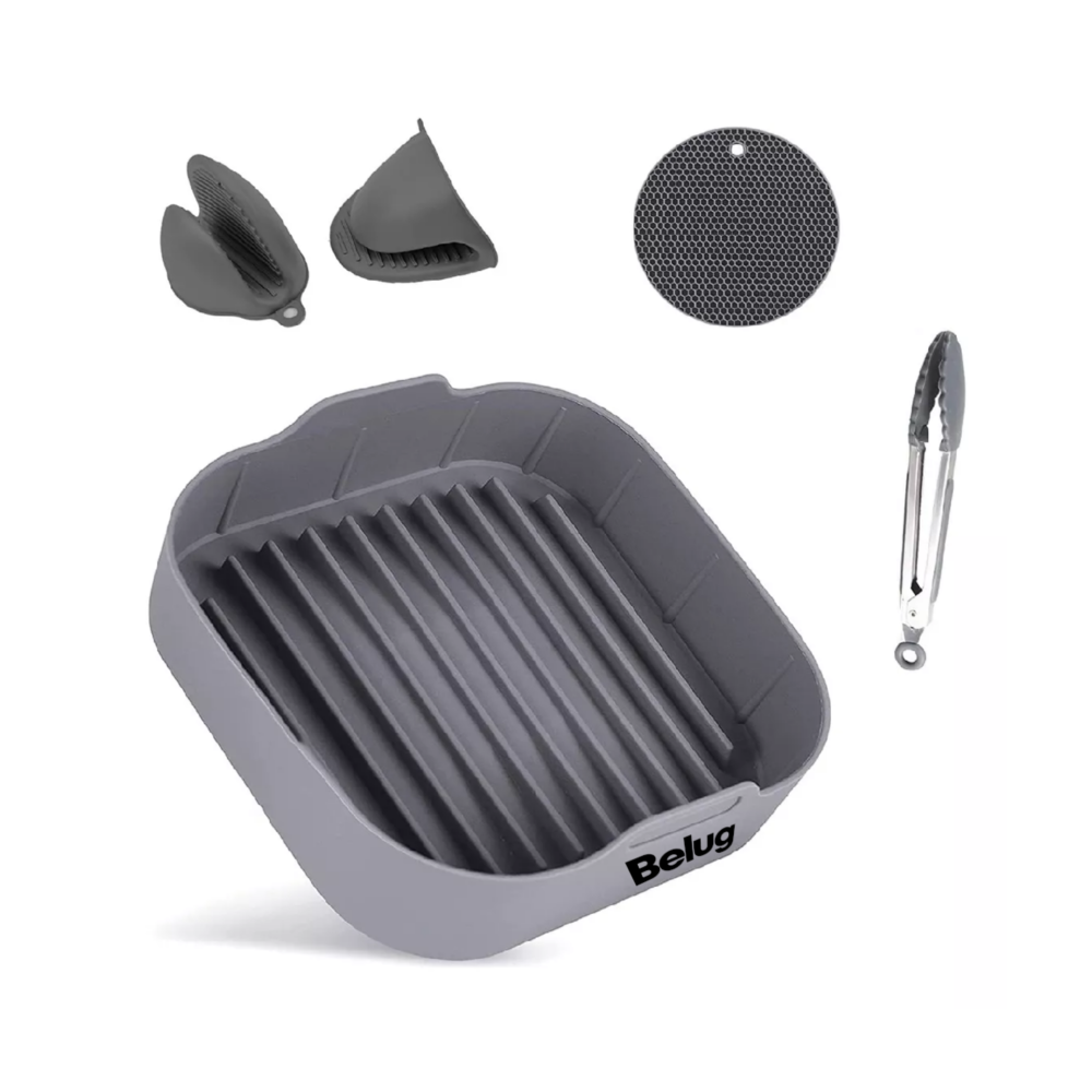 Foto 2 pulgar | Almohadilla Silicona Reutilizable Moldes 5 Pcs Gris Belug
