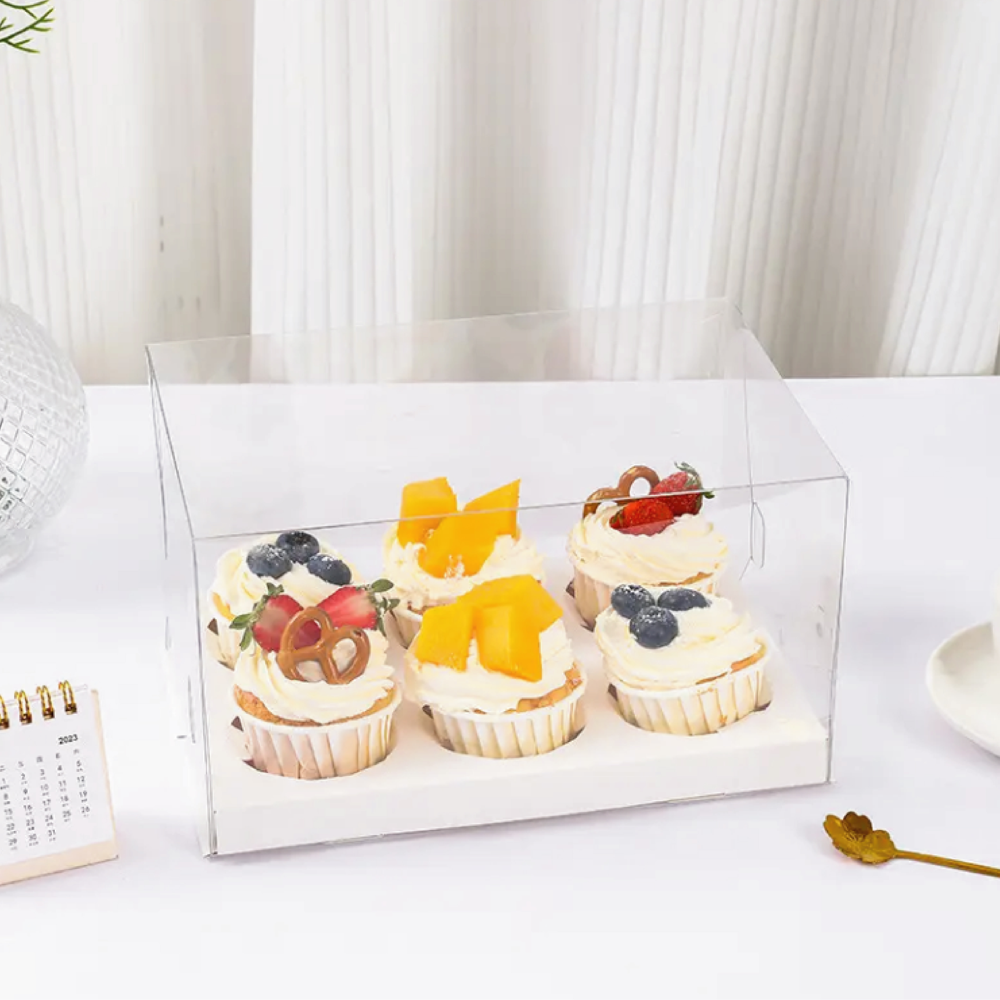 Foto 3 | Caja para Cupcakes DecoArt 5 Piezas
