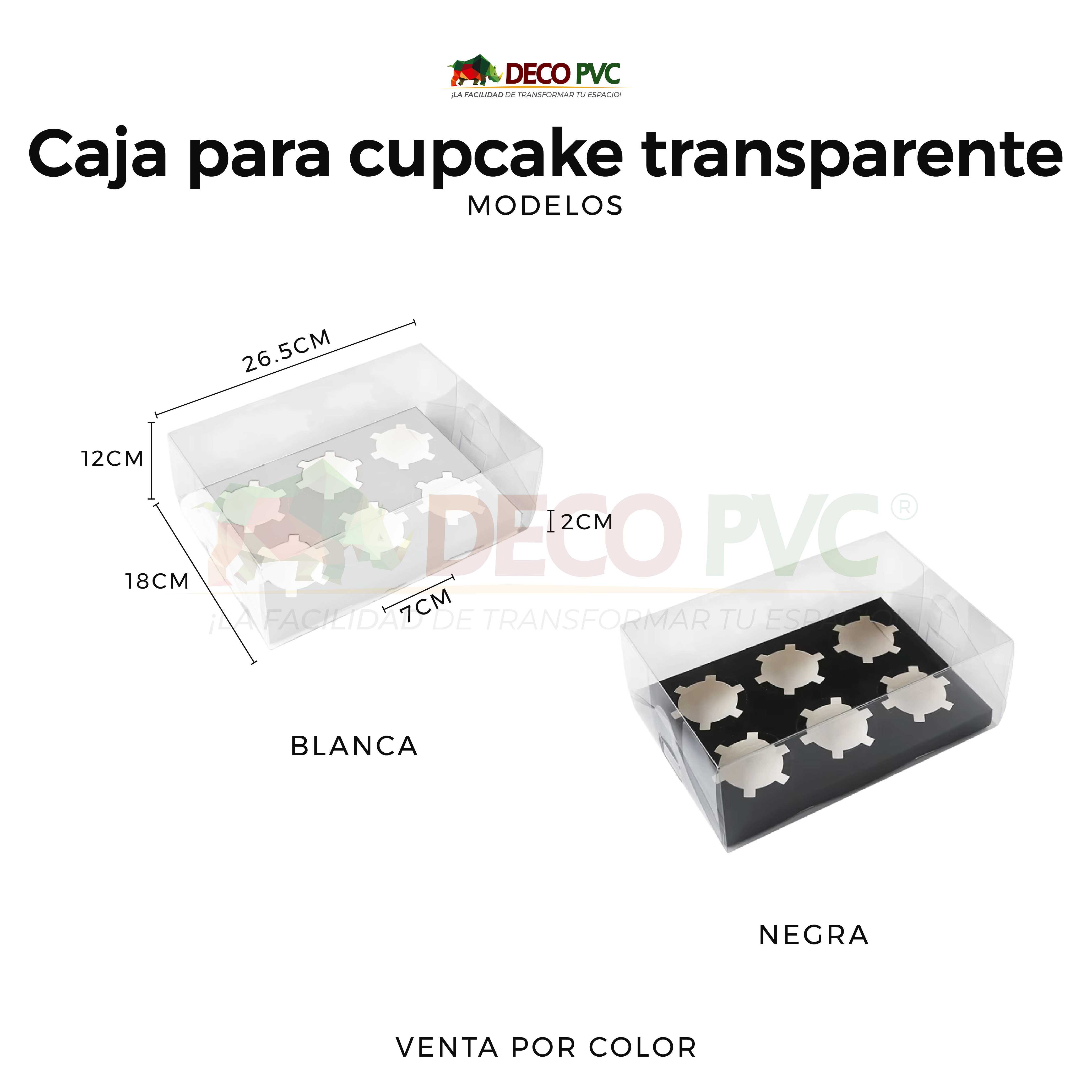 Foto 5 pulgar | Caja para Cupcakes DecoArt 5 Piezas