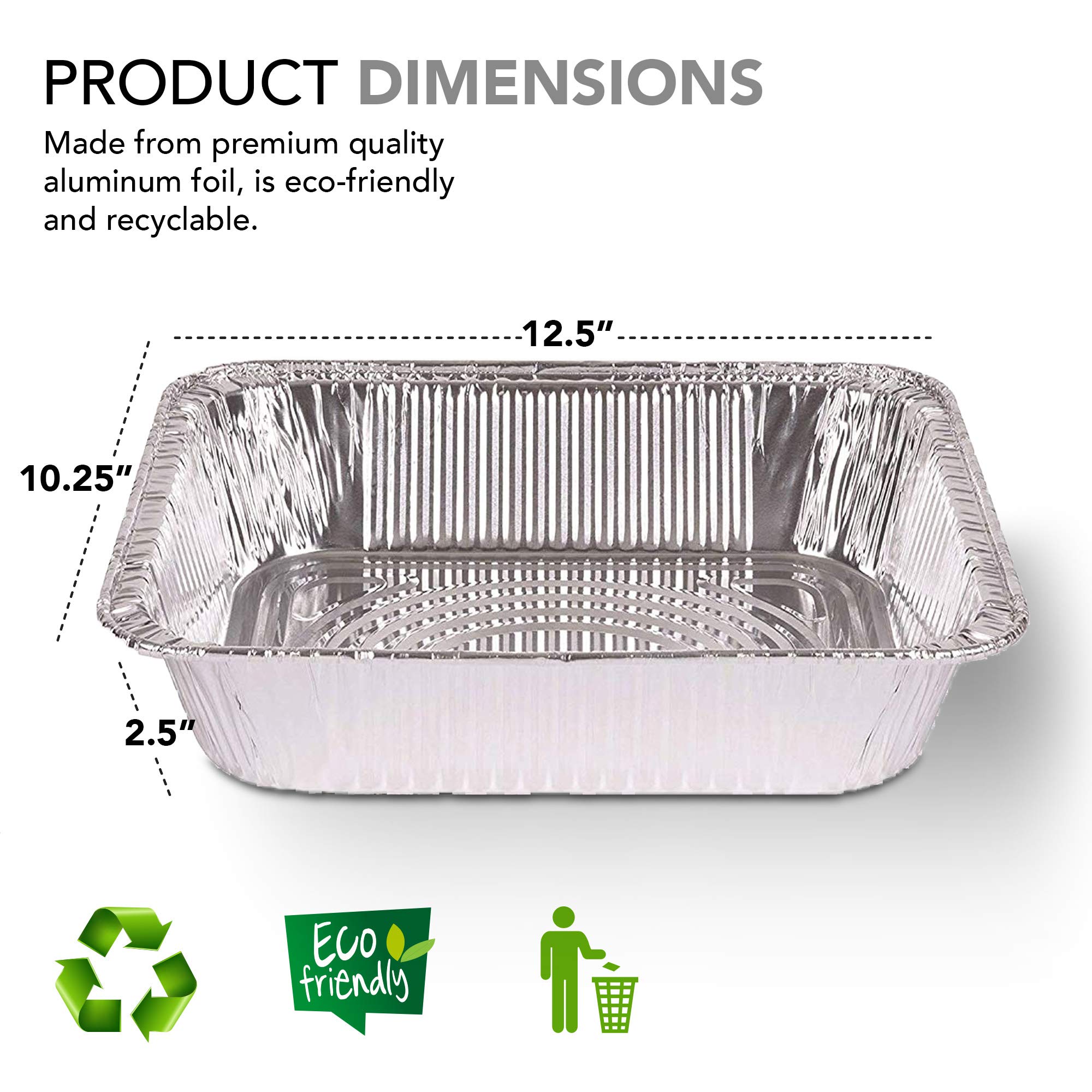 Foto 3 pulgar | Bandejas de Papel de Aluminio Stock Your Home 9 x 13 Pulgadas 10 Piezas - Venta Internacional