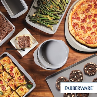Foto 5 | Molde Para Hornear Farberware Goldenbake, Antiadherente, Con Tapa, 23 X 33 Cm, Color Gris - Venta Internacional.