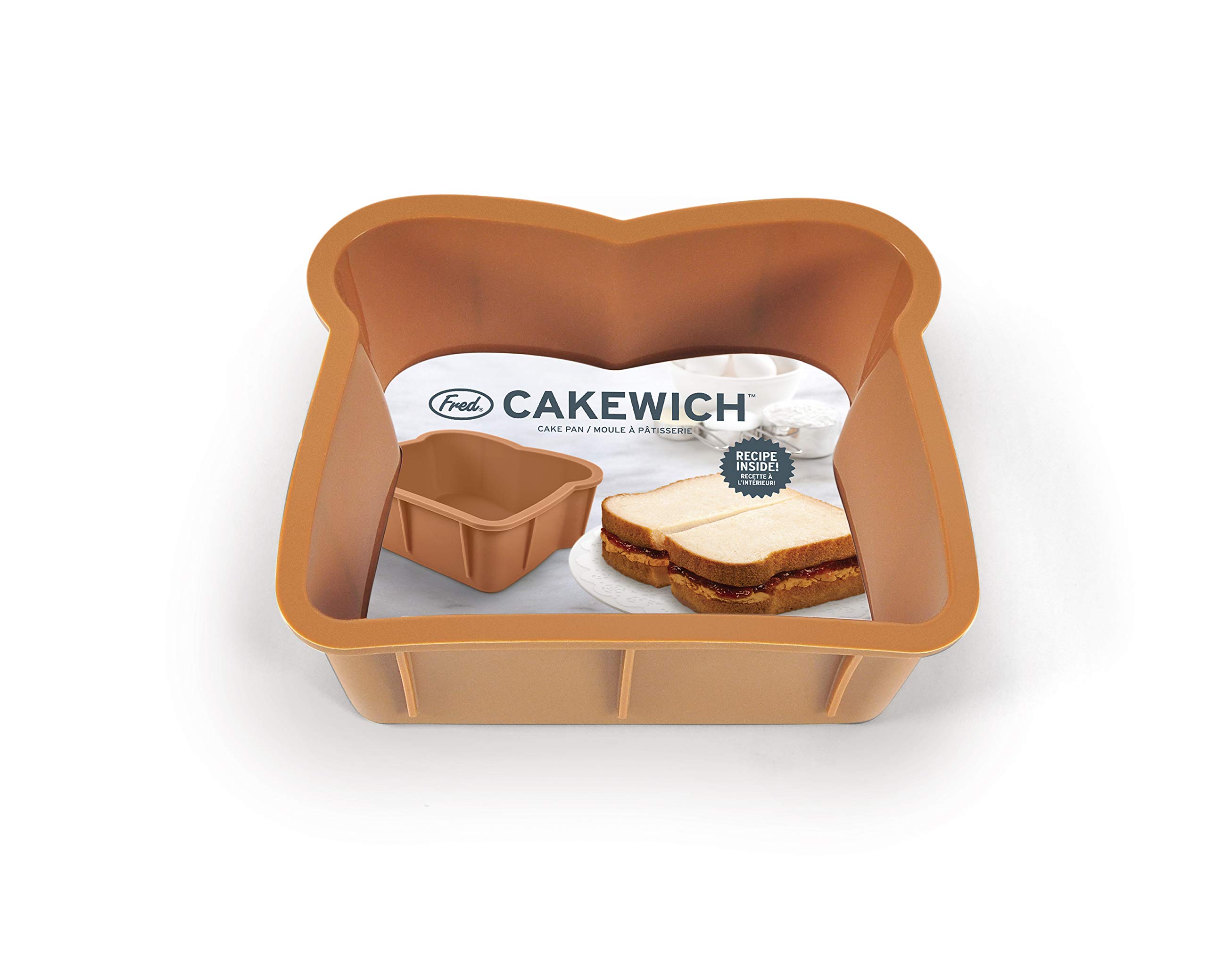 Foto 7 pulgar | Molde para Hornear Genuine Fred Cakewich de Silicona Marrón - Venta Internacional
