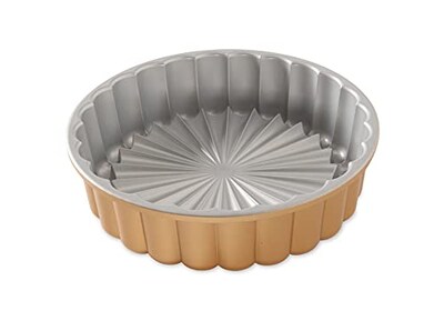 Foto 7 | Molde para Tartas Nordic Ware Tamaño Uno Dorado Aluminio Fundido Pesado - Venta Internacional