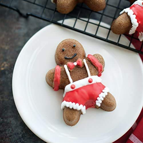 Foto 4 | Molde para Pastelitos Nordic Ware Gingerbread Kids de Aluminio Fundido - Venta Internacional