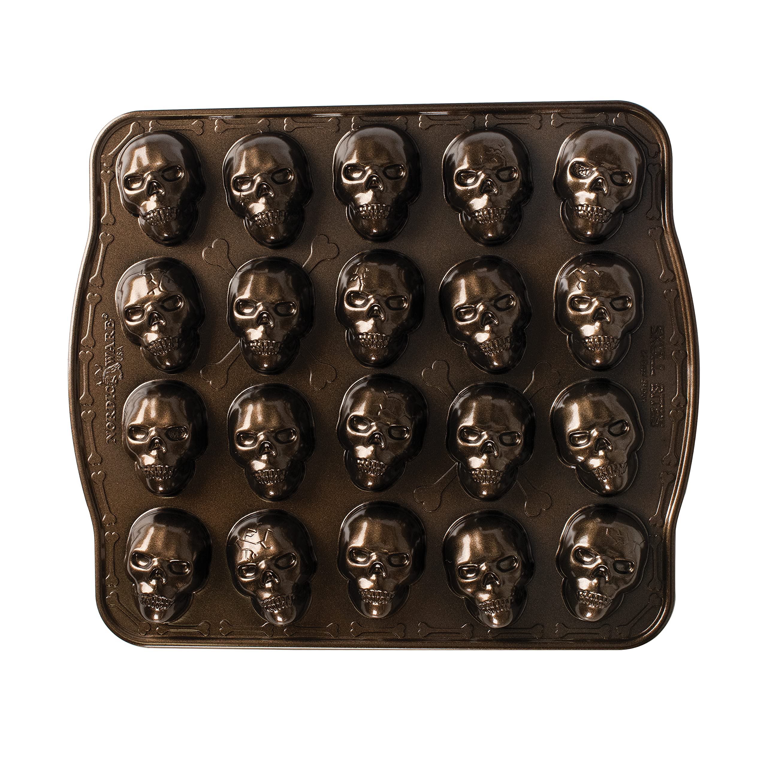 Foto 2 pulgar | Molde para Hornear Nordic Ware Skull Bitelets de 2,5 Tazas - Venta Internacional.