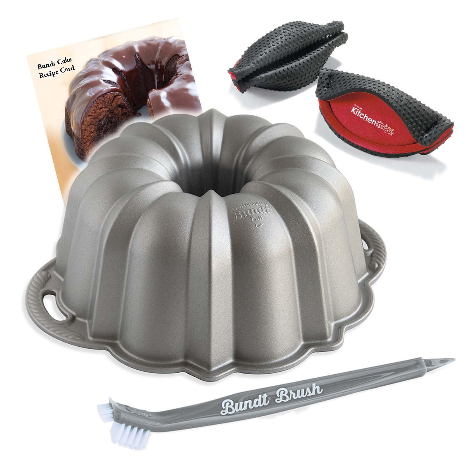 Foto 2 pulgar | Copa Bundt Pan Nordic Ware Platinum Silver Aniversario 12 - Venta Internacional