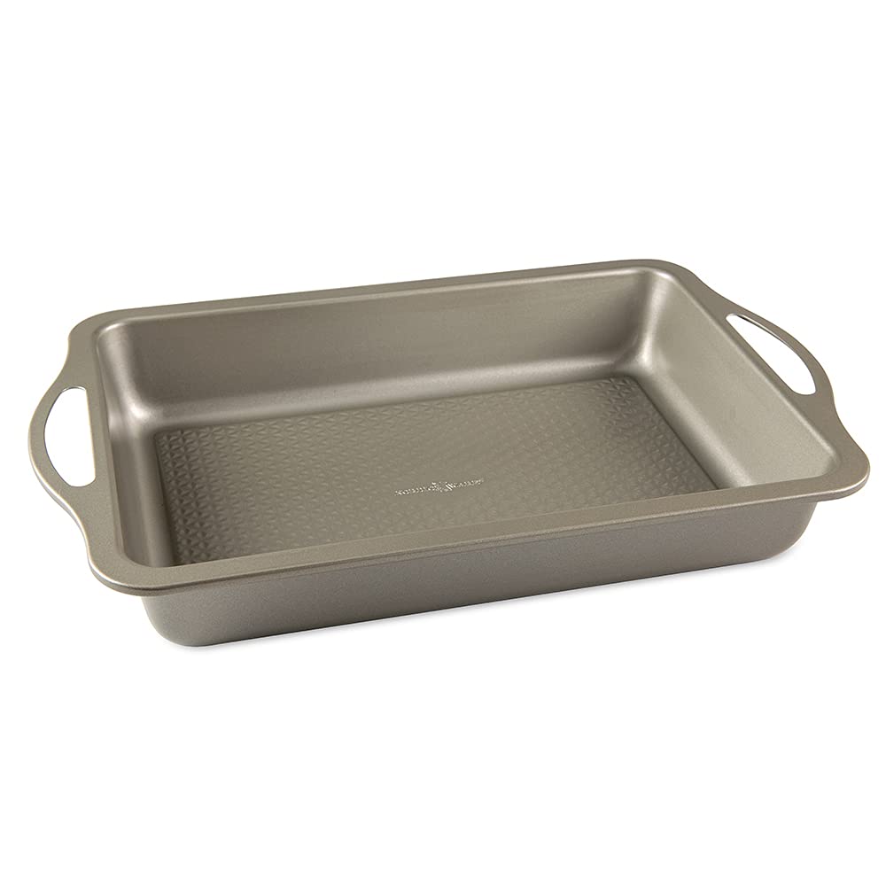 Molde Para Tartas Nordic Ware Treat Rectangular De Acero Al Carbono De 9 X 13 - Venta Internacional.