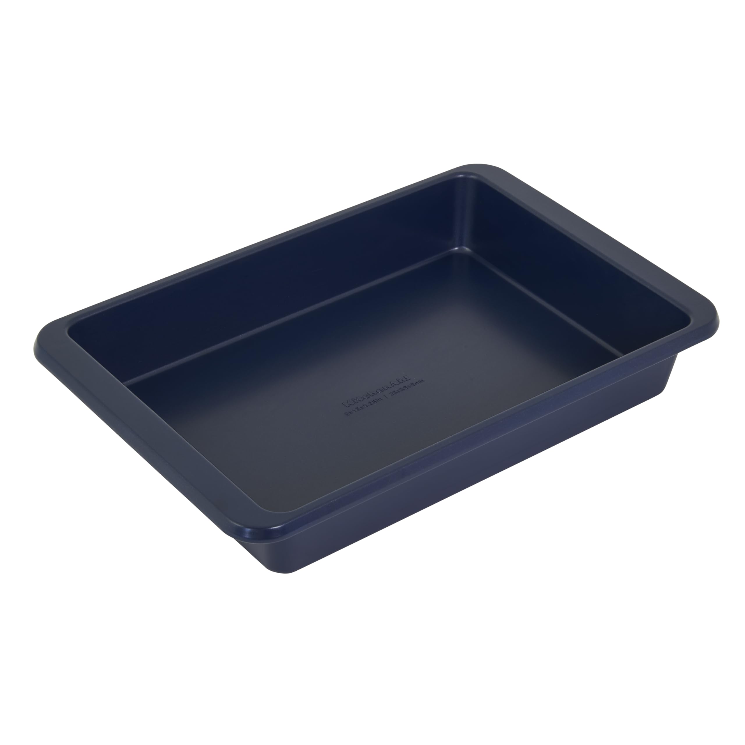 Molde Para Tartas Kitchenaid, Antiadherente, Acero Aluminizado, 23 X 33 Cm, Color Azul - Venta Internacional.