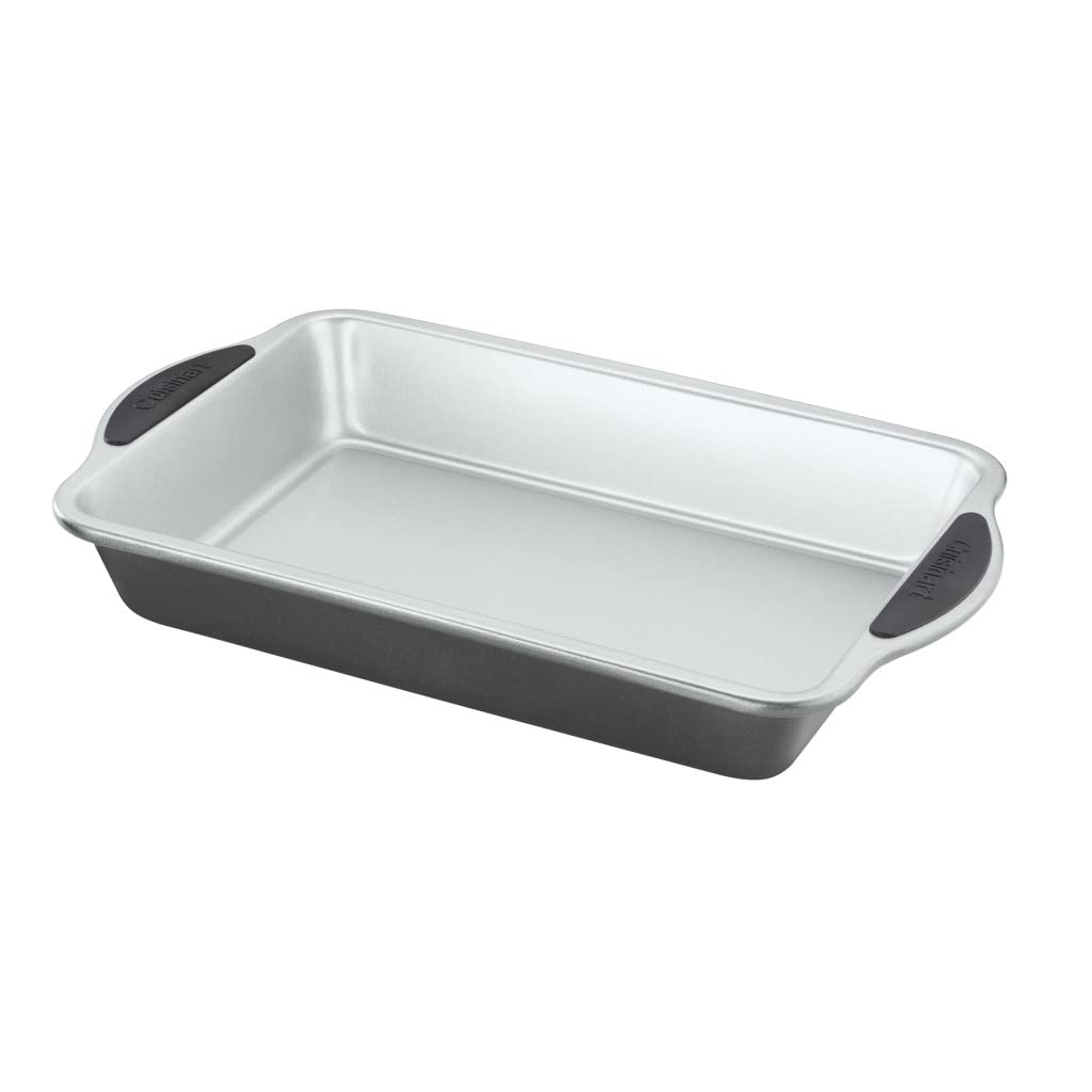 Foto 3 pulgar | Molde Para Tartas Cuisinart Easy Grip Para Hornear, 33 Cm X 23 Cm, Aluminizado - Venta Internacional.