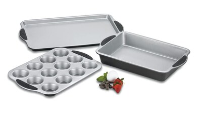 Foto 4 | Molde Para Tartas Cuisinart Easy Grip Para Hornear, 33 Cm X 23 Cm, Aluminizado - Venta Internacional.