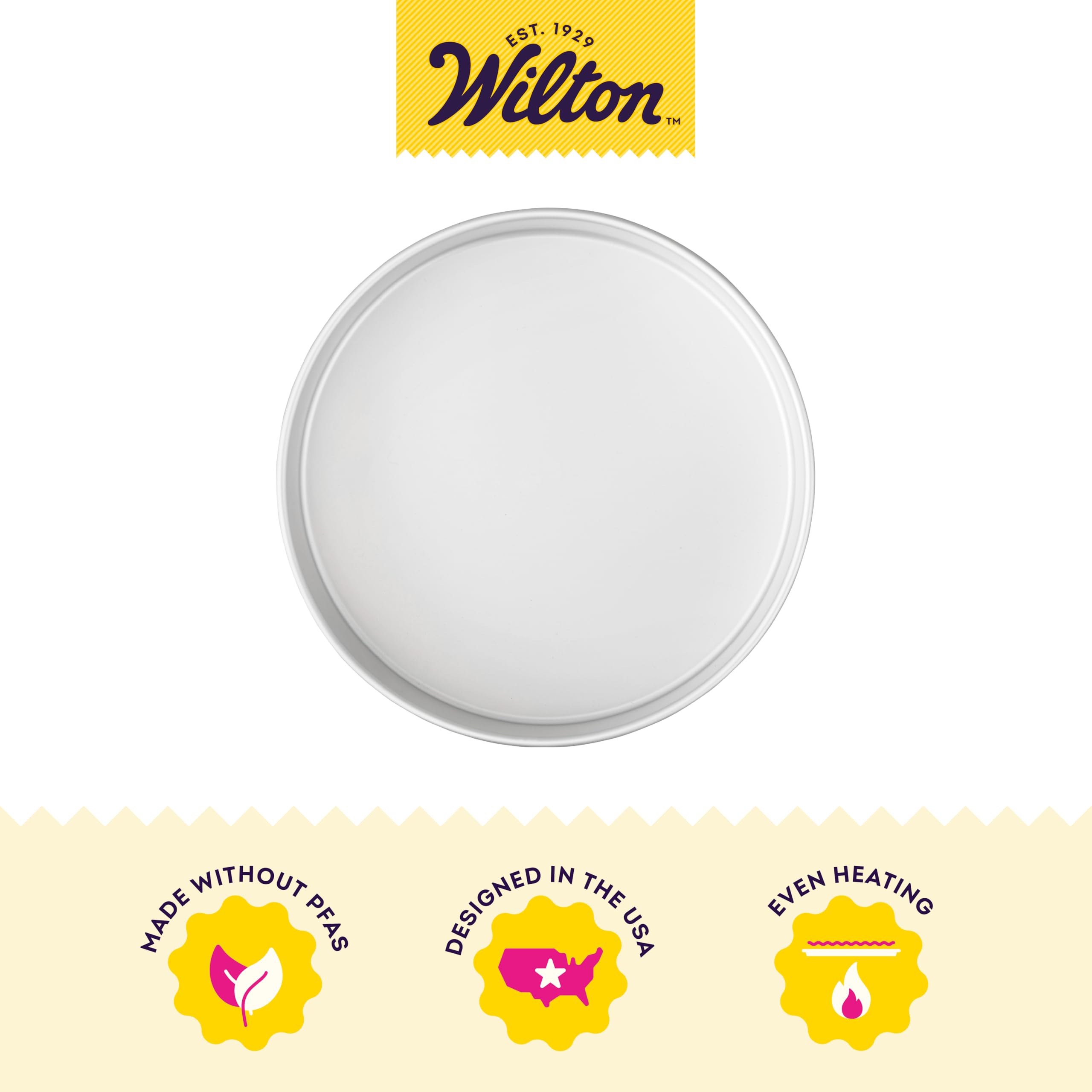 Foto 4 pulgar | Molde Para Tartas Wilton Decorator Preferred De Aluminio, Redondo, 10 X 7,62 Cm - Venta Internacional.