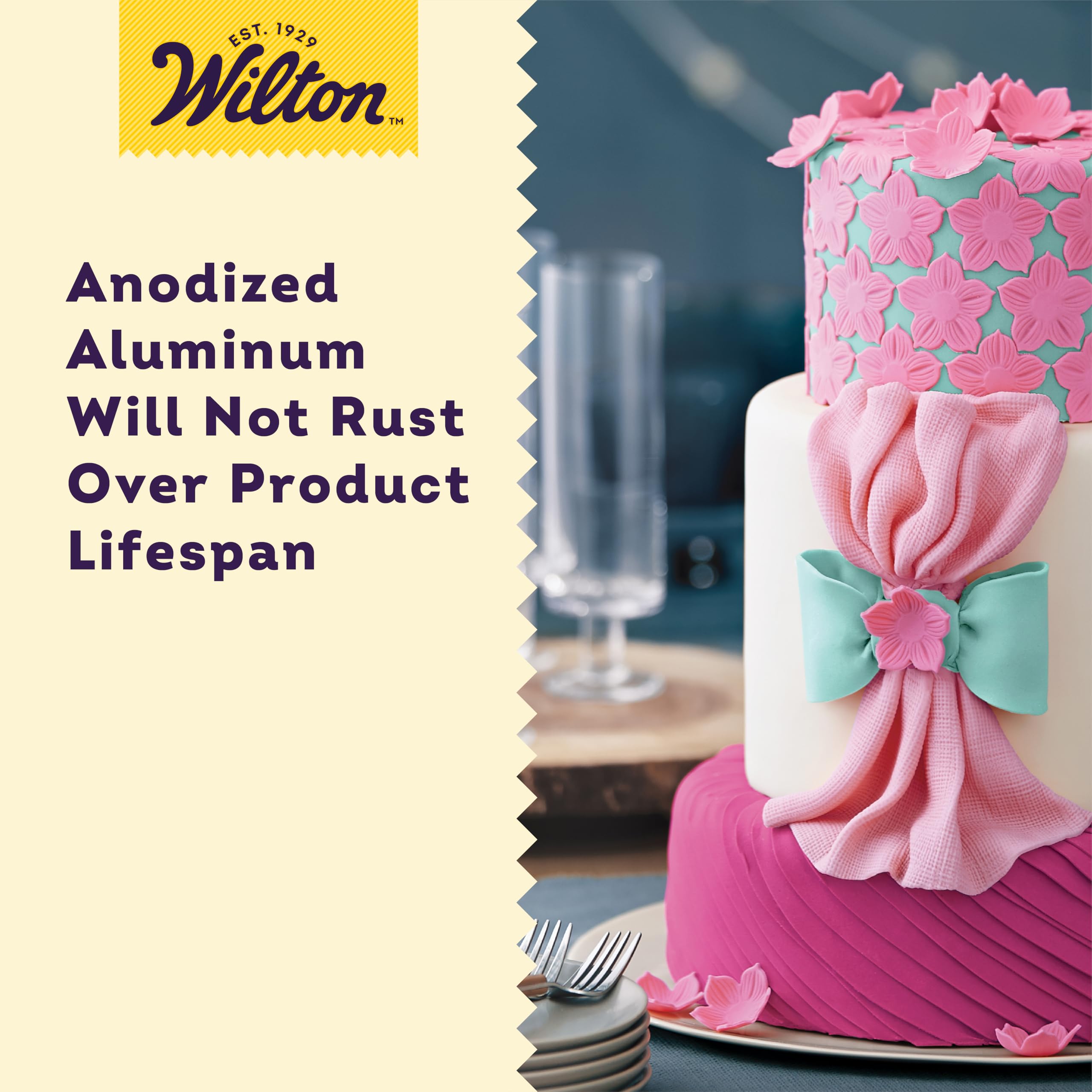 Foto 4 | Molde Para Tartas Wilton Decorator Preferred De Aluminio, Redondo, 10 X 7,62 Cm - Venta Internacional.