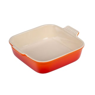 Foto 1 | Plato Cuadrado Le Creuset Stoneware Heritage 3l Flame - Venta Internacional.