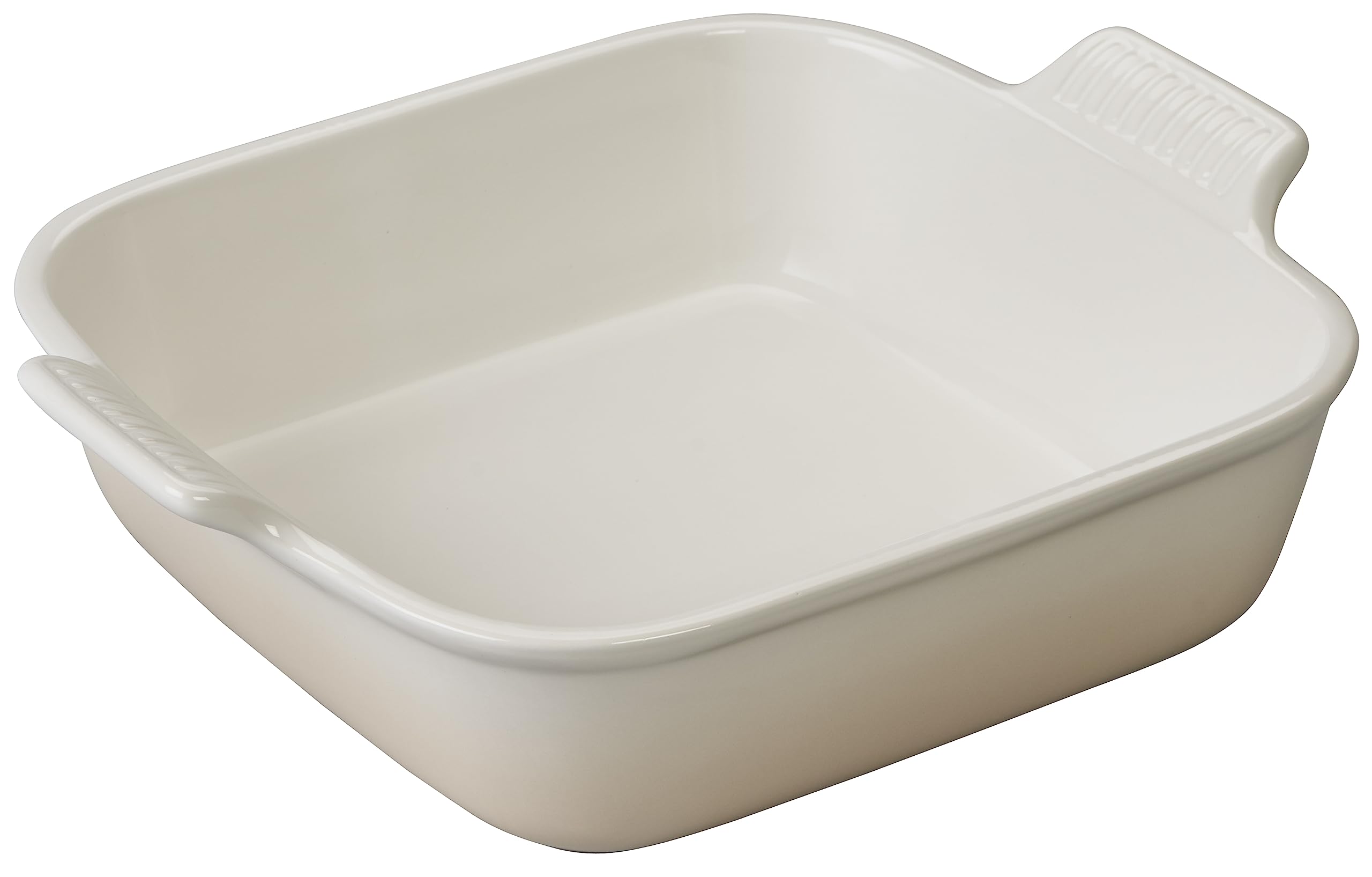Foto 1 | Plato Cuadrado Le Creuset Stoneware Heritage, 3 Litros, Merengue - Venta Internacional.