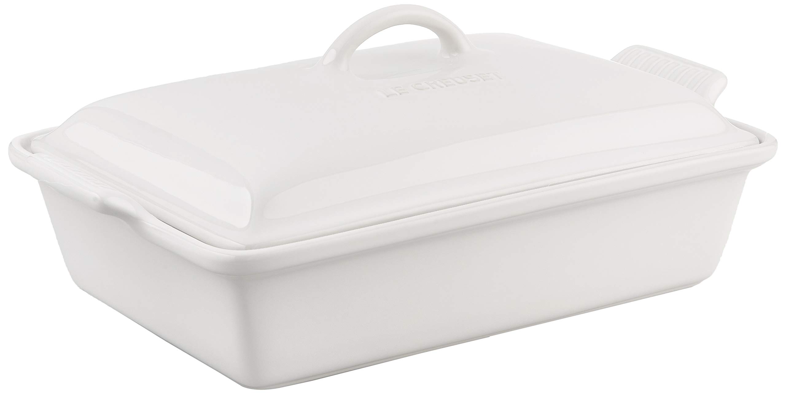 Foto 2 pulgar | Cacerola Le Creuset Stoneware Heritage, 4 Litros, Color Blanco - Venta Internacional.
