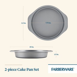 Foto 2 | Juego De Sartenes Antiadherentes Farberware Goldenbake De Bakeware, Color Gris - Venta Internacional.