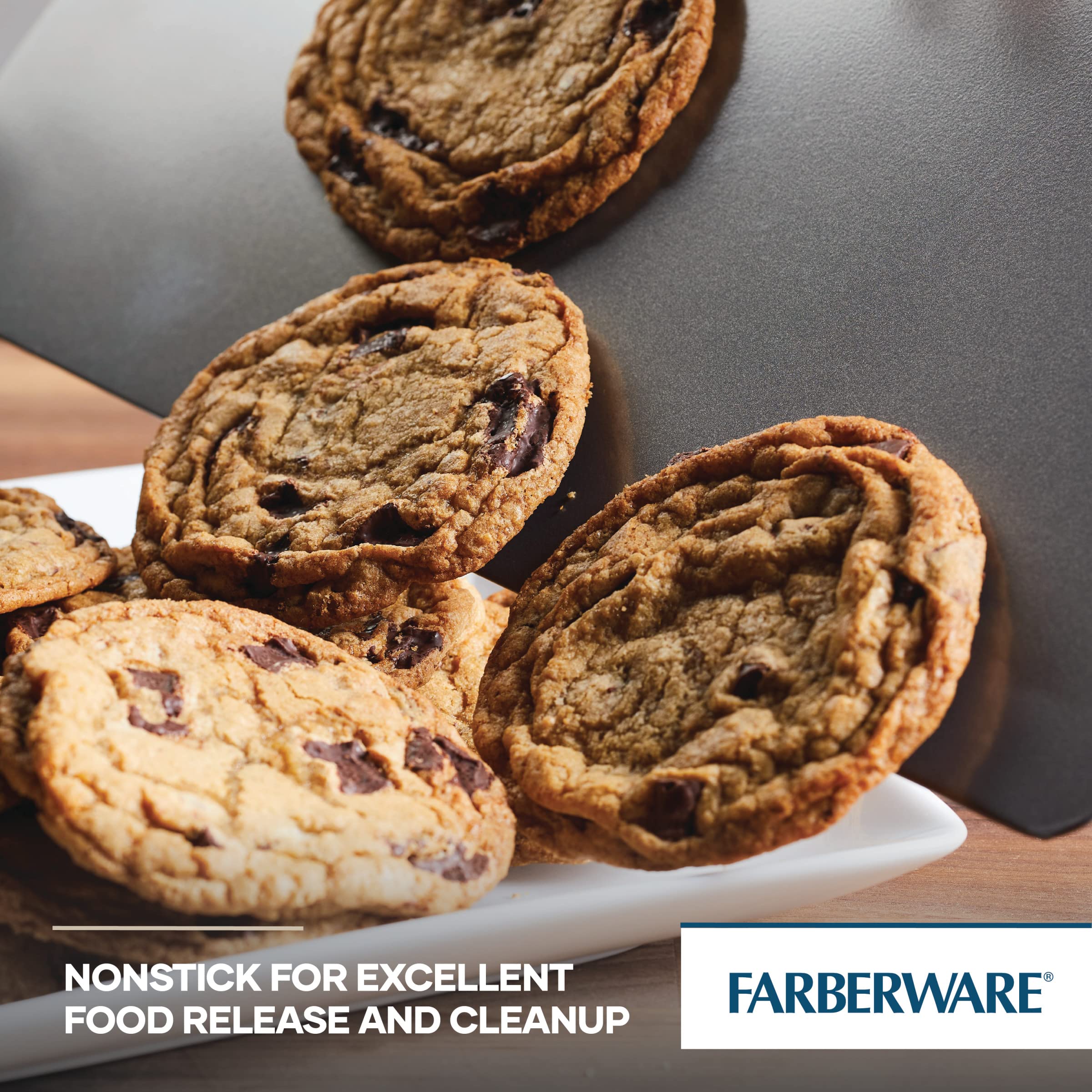 Foto 5 | Juego De Sartenes Antiadherentes Farberware Goldenbake De Bakeware, Color Gris - Venta Internacional.