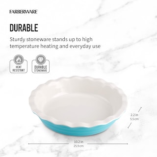 Foto 2 | Plato Para Tartas Farberware Bakers Advantage, Gres Duradero, 25 Cm - Venta Internacional.