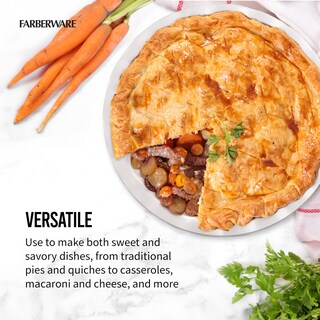Foto 3 | Plato Para Tartas Farberware Bakers Advantage, Gres Duradero, 25 Cm - Venta Internacional.