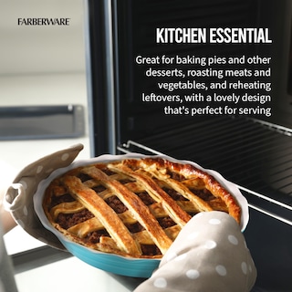 Foto 5 | Plato Para Tartas Farberware Bakers Advantage, Gres Duradero, 25 Cm - Venta Internacional.