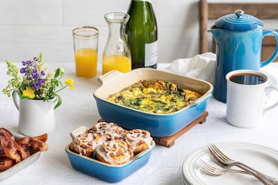 Foto 2 | Plato Cuadrado Le Creuset Stoneware Heritage 3l Caribbean - Venta Internacional.