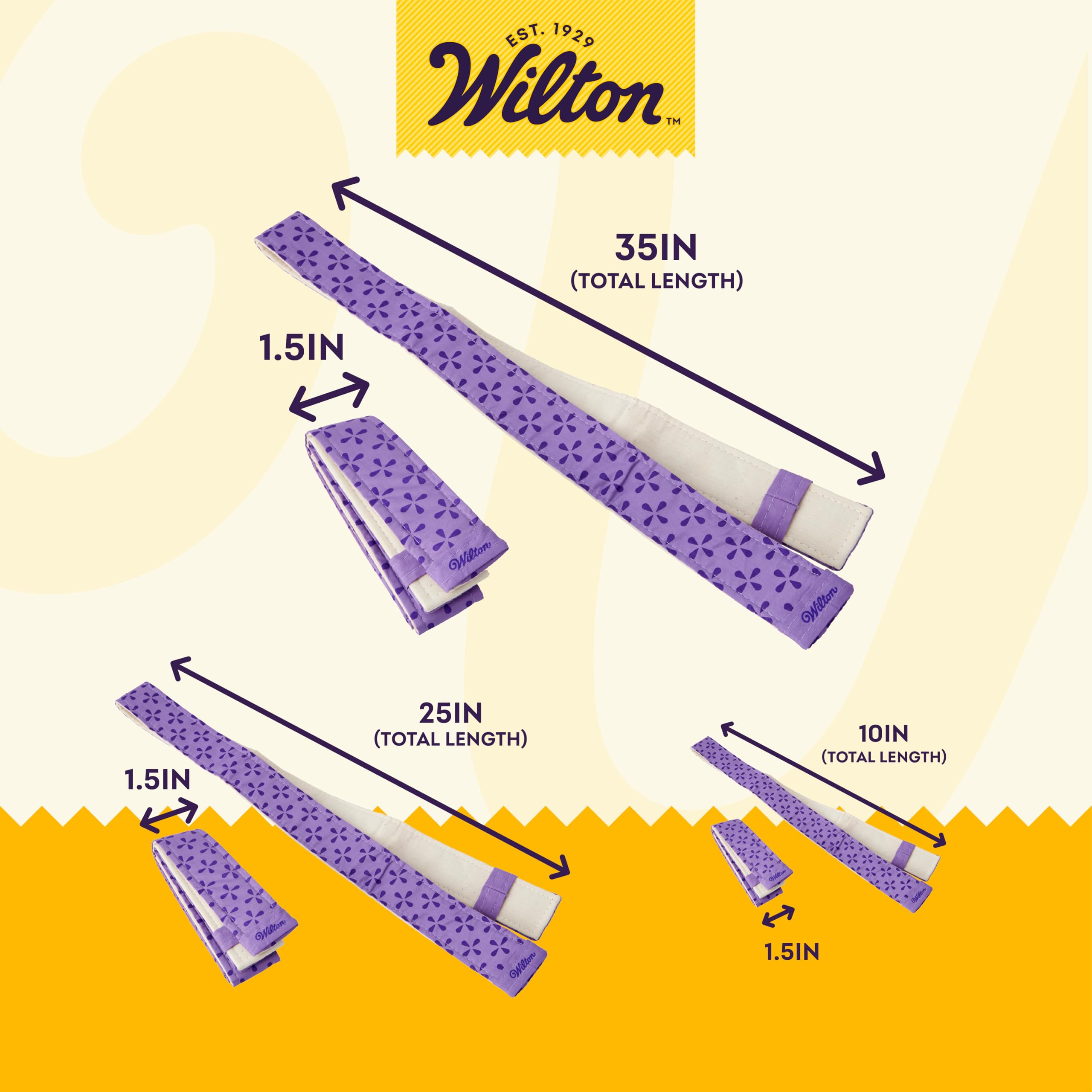 Foto 2 | Moldes Para Tartas Wilton Bake-even, Juego De 6 Piezas, 35 Cm Y 25 Cm - Venta Internacional.