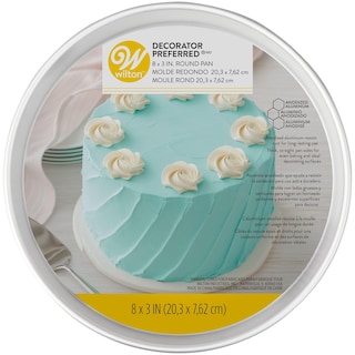 Foto 1 | Molde Para Tartas Wilton, Redondo, Aluminio, 20 X 7,5 Cm, Color Plateado - Venta Internacional.