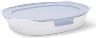 Vasos Rubbermaid Duralite Para Hornear, 2,5 L, Color Blanco Con Tapa - Venta Internacional.
