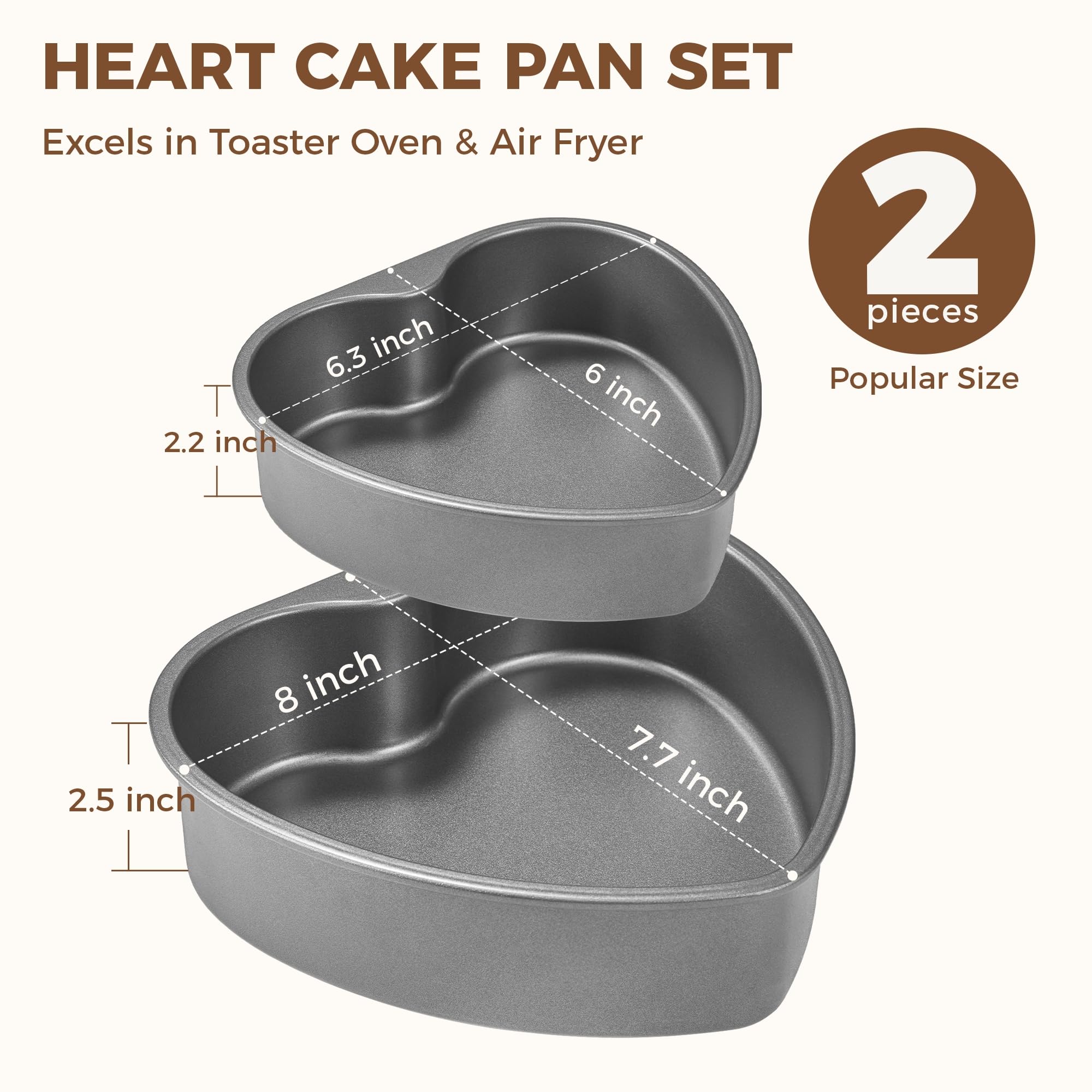 Foto 7 pulgar | Molde Hongbake 2 Piezas para Tartas-Venta Internacional