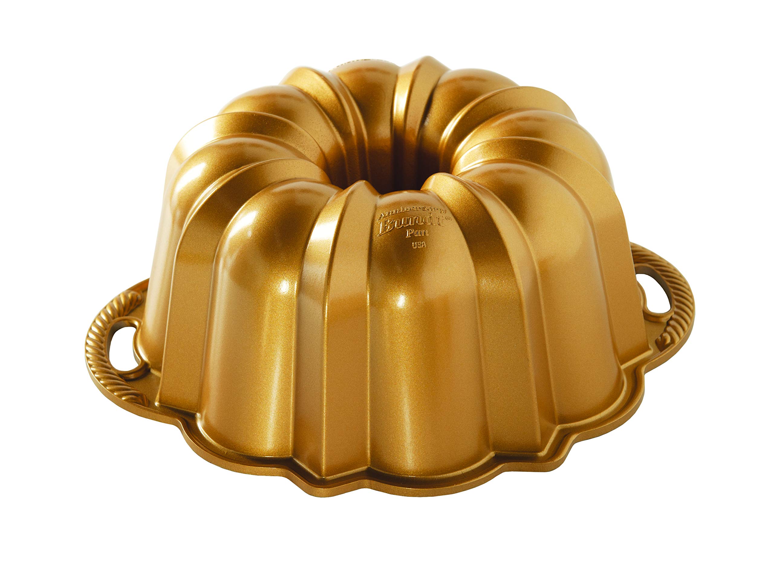 Foto 2 pulgar | Copa De Oro Del 12º Aniversario De Bundt Pan Nordic Ware - Venta Internacional.