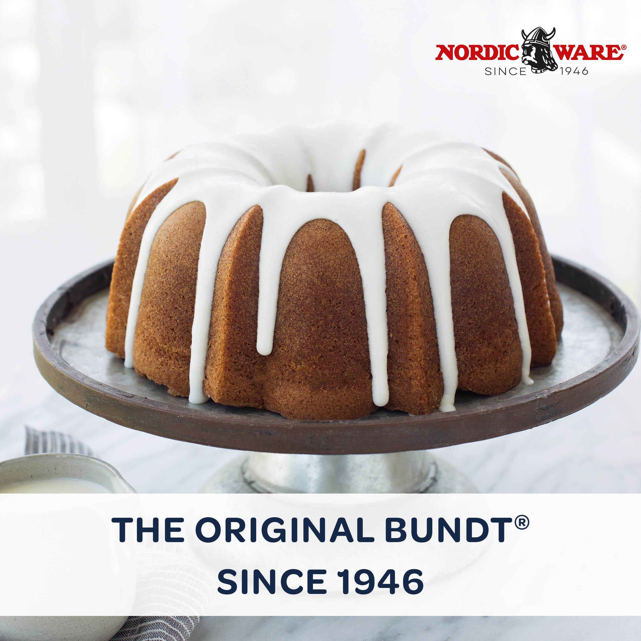 Foto 3 pulgar | Copa De Oro Del 12º Aniversario De Bundt Pan Nordic Ware - Venta Internacional.