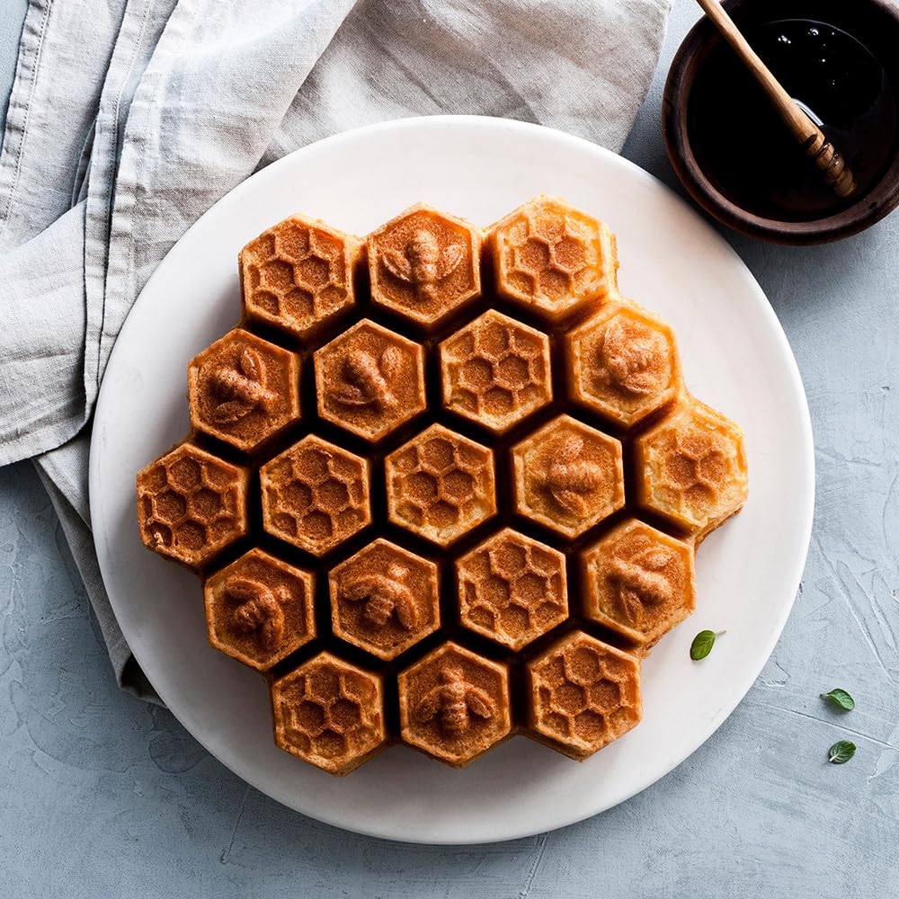 Foto 2 | Molde Para Tartas Nordic Ware Honeycomb, Desmontable, 10 Tazas - Venta Internacional.