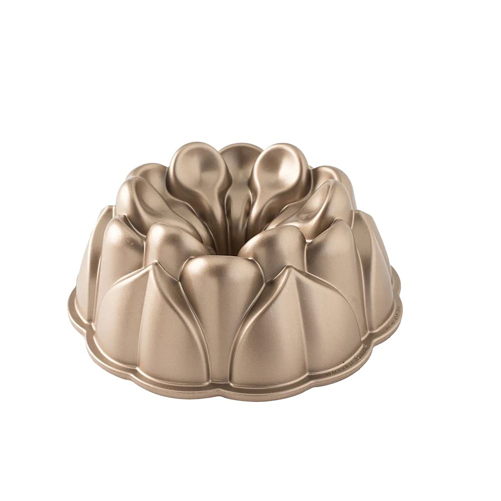 Foto 2 pulgar | Caramelo Bundt Pan Nordic Ware Magnolia, Aluminio Fundido, 2,4 L - Venta Internacional.