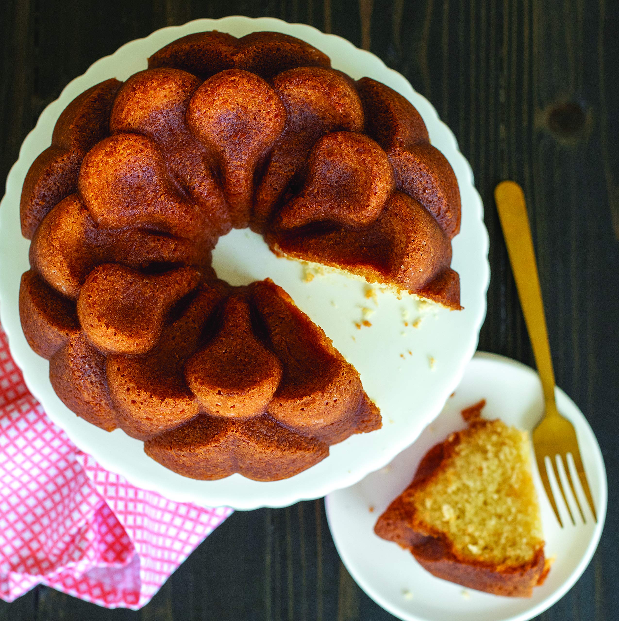Foto 6 pulgar | Caramelo Bundt Pan Nordic Ware Magnolia, Aluminio Fundido, 2,4 L - Venta Internacional.