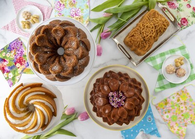 Foto 7 | Caramelo Bundt Pan Nordic Ware Magnolia, Aluminio Fundido, 2,4 L - Venta Internacional.