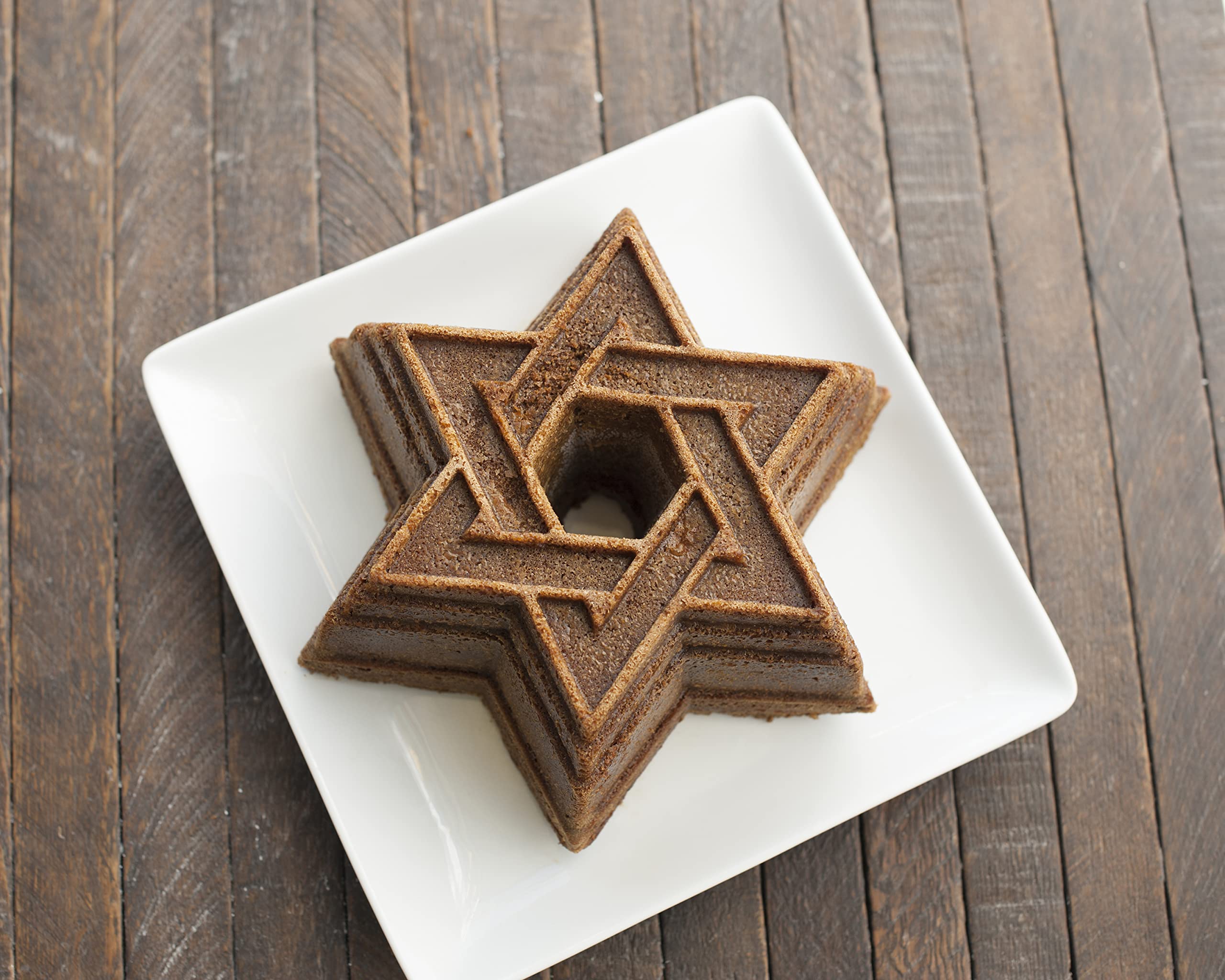 Foto 3 pulgar | Bundt Pan Nordic Ware Star Of David, Aluminio Fundido De 2,4 L - Venta Internacional.
