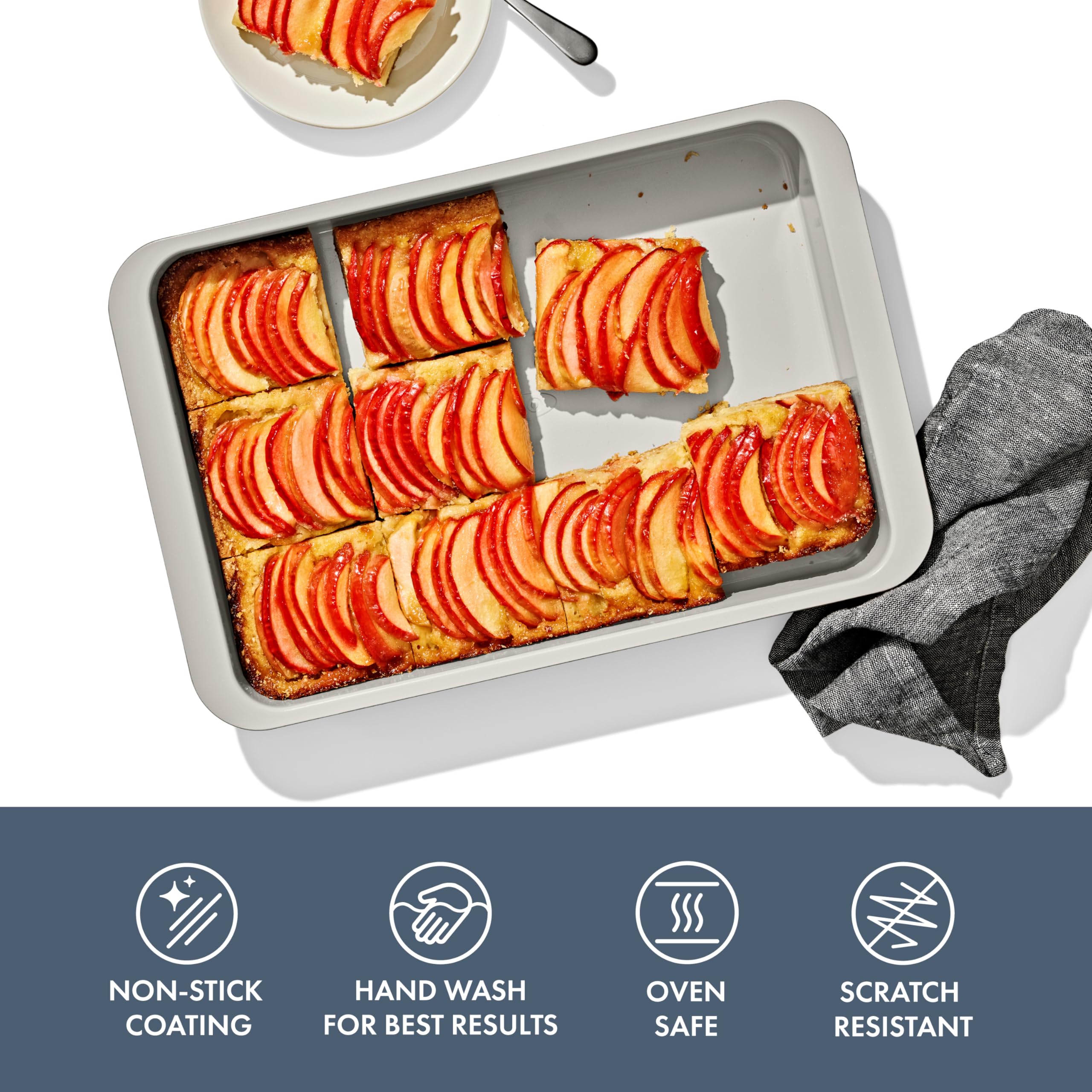 Foto 3 pulgar | Molde Para Tartas Oxo Good Grips Antiadherente Pro Ceramic 22,86 X 33,02 Cm - Venta Internacional.