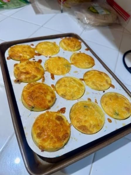 Foto 6 | Moldes De Silicona Palksky Para Picar Huevos, Paquete De 2 Moldes Para Magdalenas Con 12 Cavidades P - Venta Internac