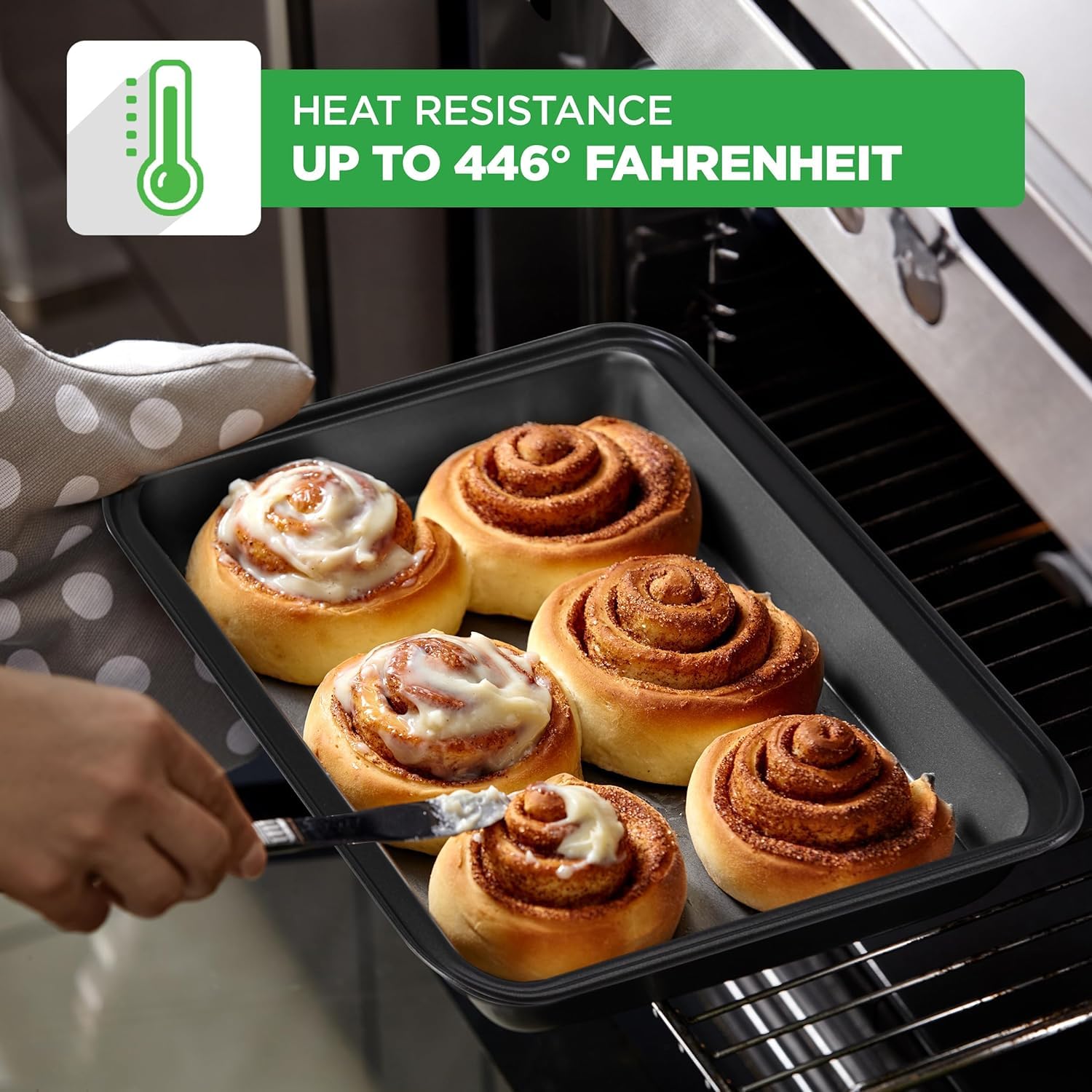 Foto 5 | Set Para Hornear Nutrichef De Acero Al Carbono Antiadherente De 10 Piezas - Venta Internacional.