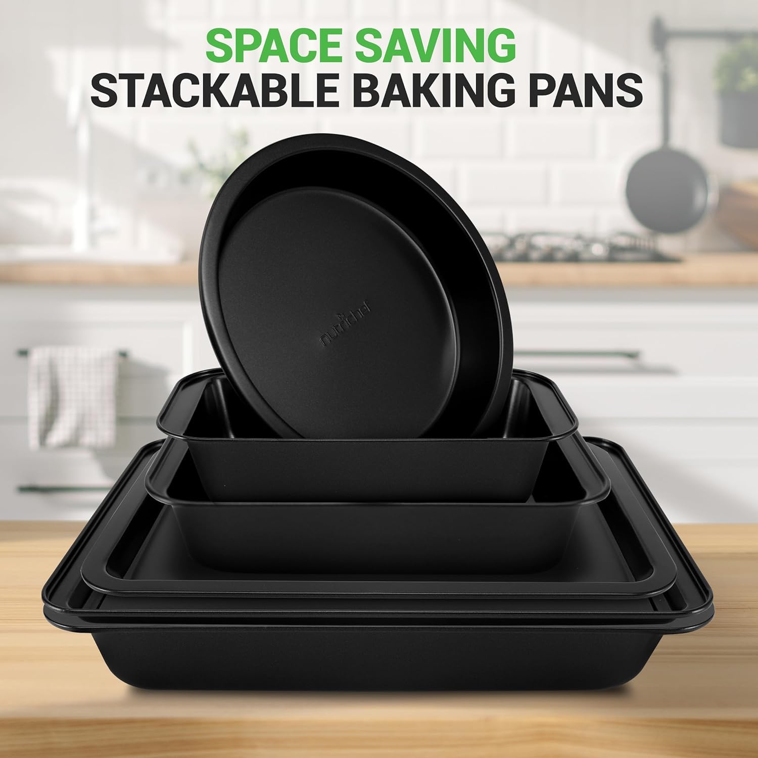 Foto 6 | Set Para Hornear Nutrichef De Acero Al Carbono Antiadherente De 10 Piezas - Venta Internacional.