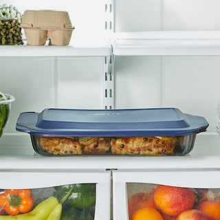 Foto 5 | Plato De Vidrio Para Hornear Pyrex Colors Tintado 9 X 13 Con Tapa Ahumada - Venta Internacional.