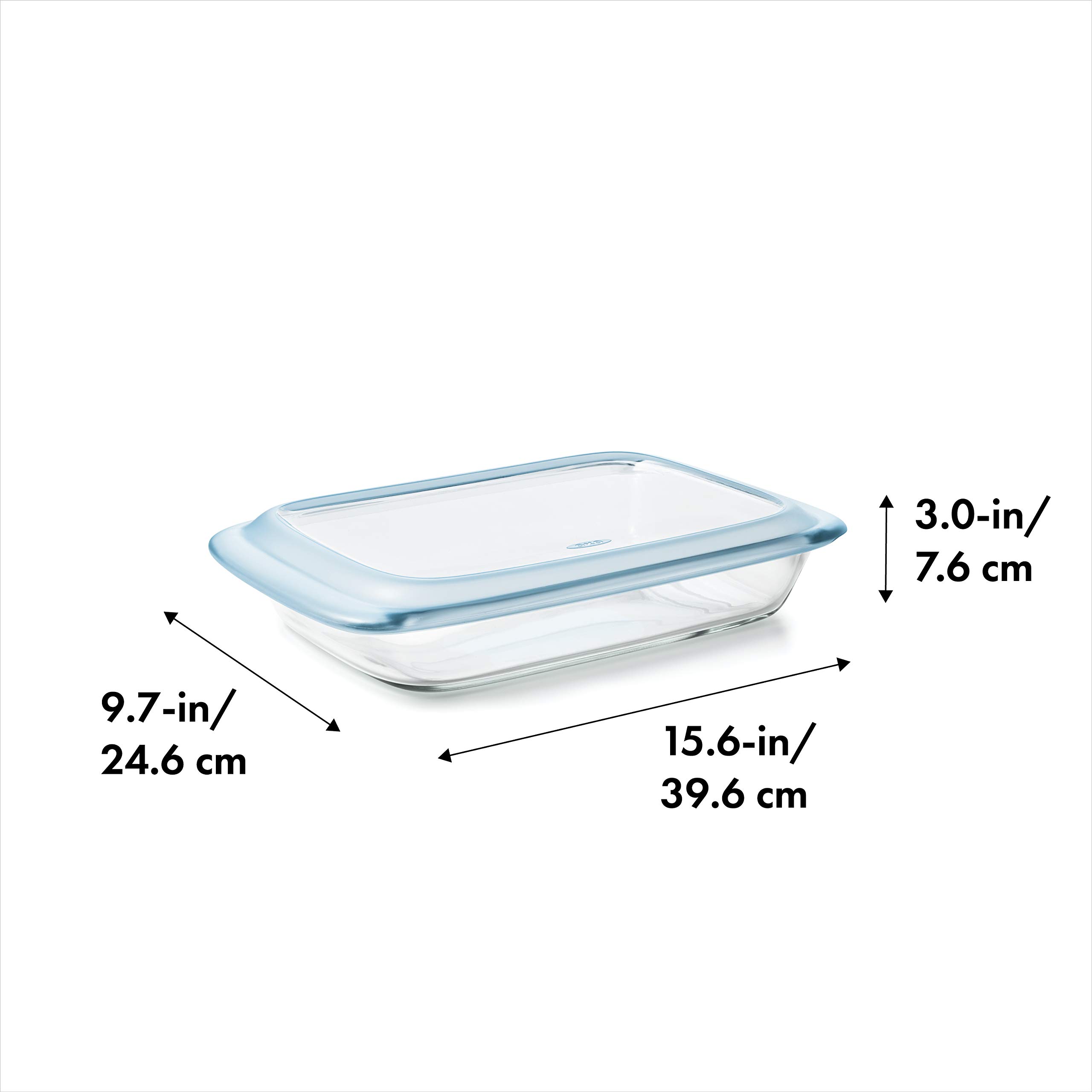 Foto 3 pulgar | Plato Para Hornear Oxo Good Grips De Vidrio De 3 Litros Con Tapa - Venta Internacional.