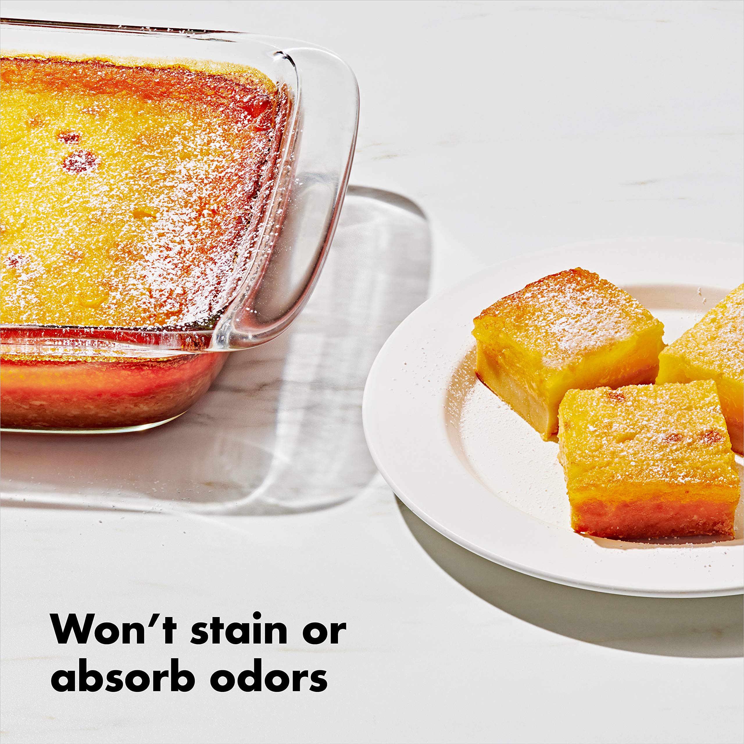Foto 5 | Plato Para Hornear Oxo Good Grips De Vidrio De 3 Litros Con Tapa - Venta Internacional.