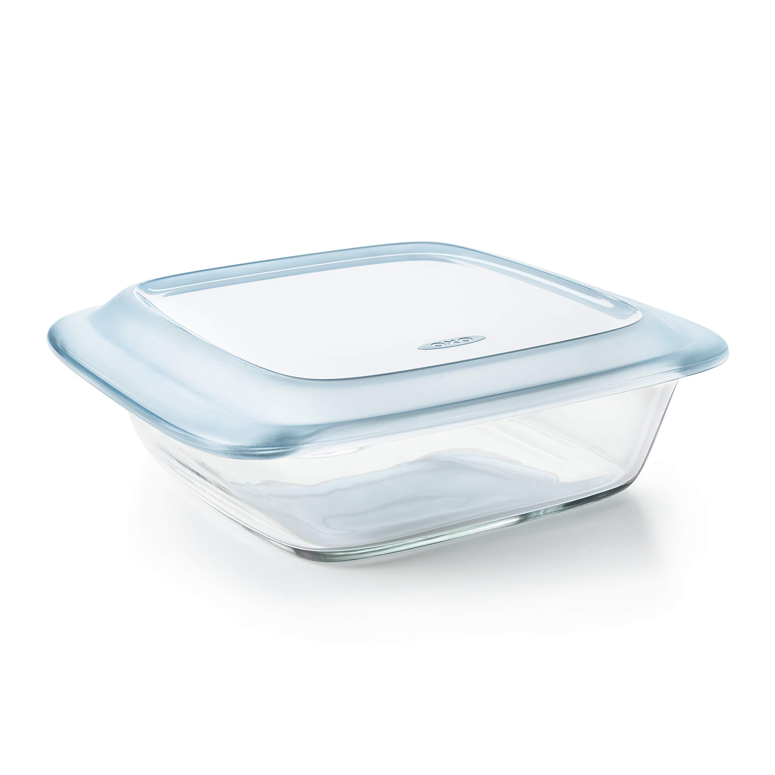 Plato Para Hornear Oxo Good Grips De Vidrio De 2 Litros Con Tapa - Venta Internacional. $839