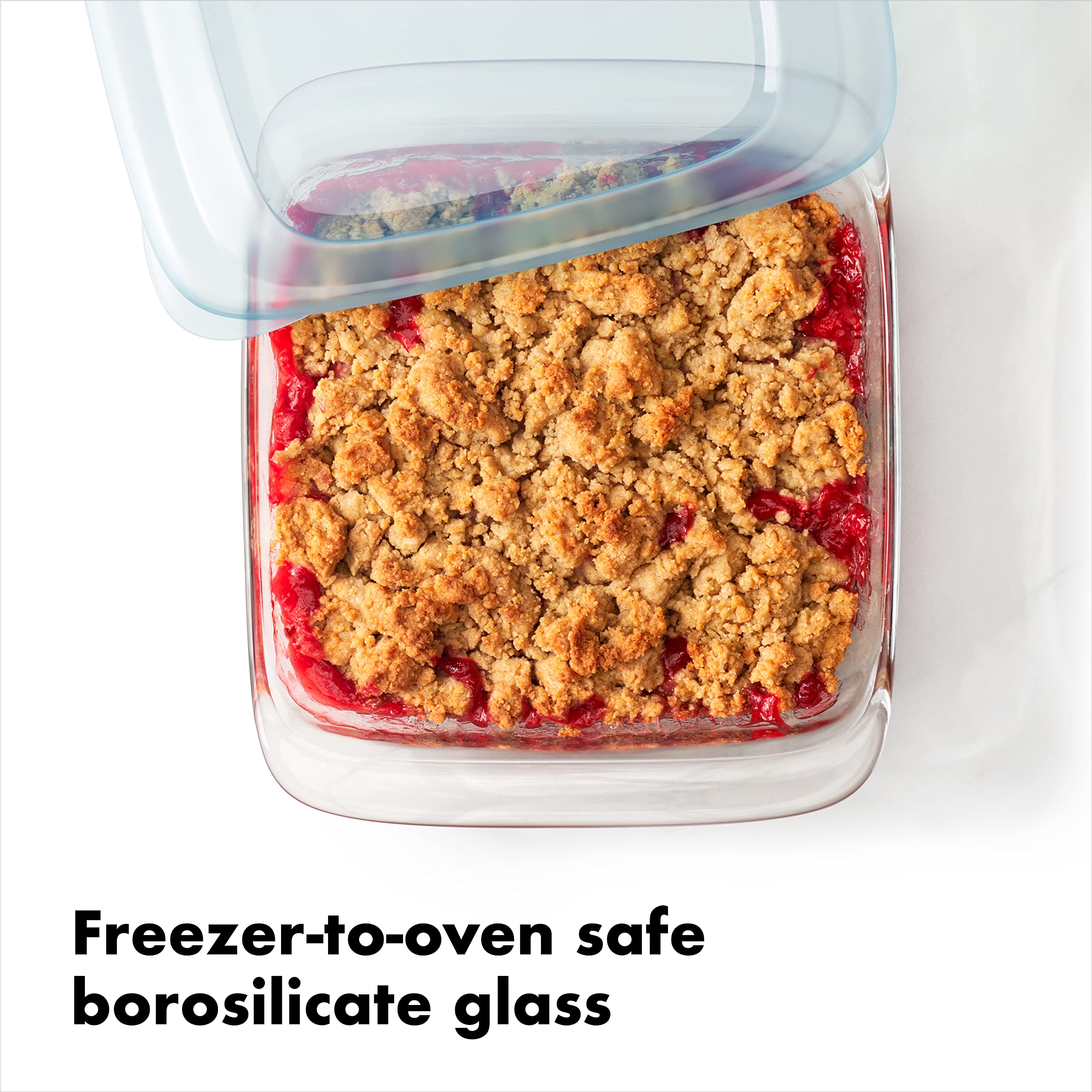 Foto 5 | Plato Para Hornear Oxo Good Grips De Vidrio De 2 Litros Con Tapa - Venta Internacional.