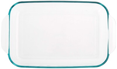 Foto 3 | Plato Para Hornear Pyrex Basics De Vidrio Transparente De 2 Litros - Venta Internacional.