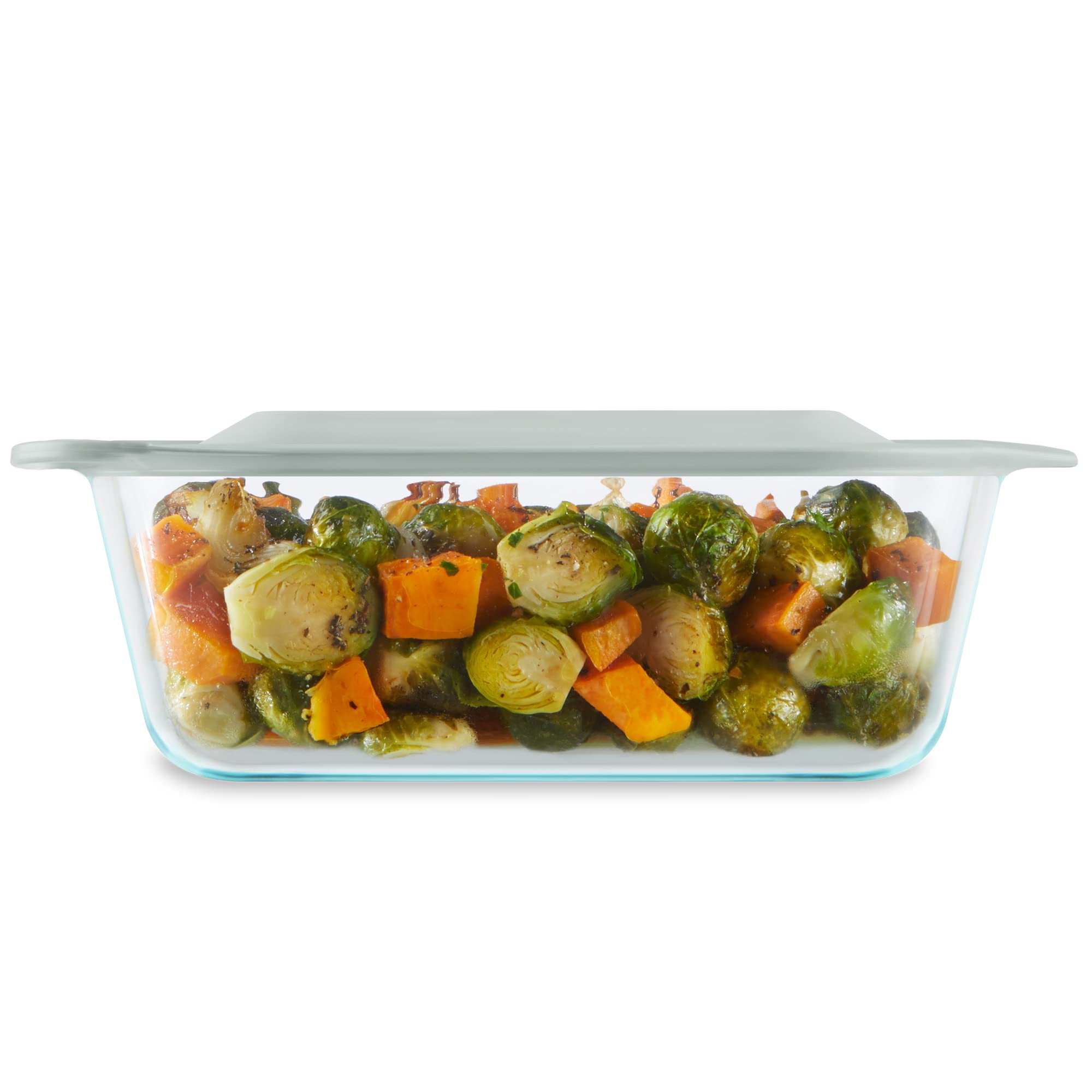 Foto 2 pulgar | Plato Para Hornear De Vidrio Pyrex Deep Con Tapa De Plástico  8 X 8 Pulgadas  Transparente - Venta Internacional.