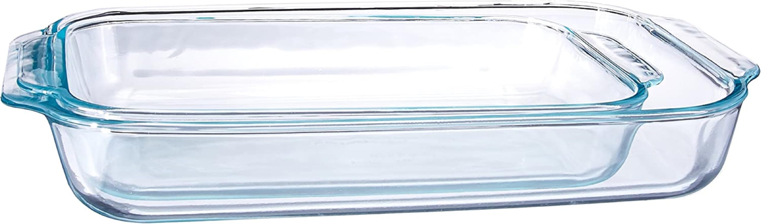 Foto 2 pulgar | Plato Para Hornear Pyrex Basics De Vidrio Oblongo Transparente  2 Unidades  Value Plus - Venta Internacional.