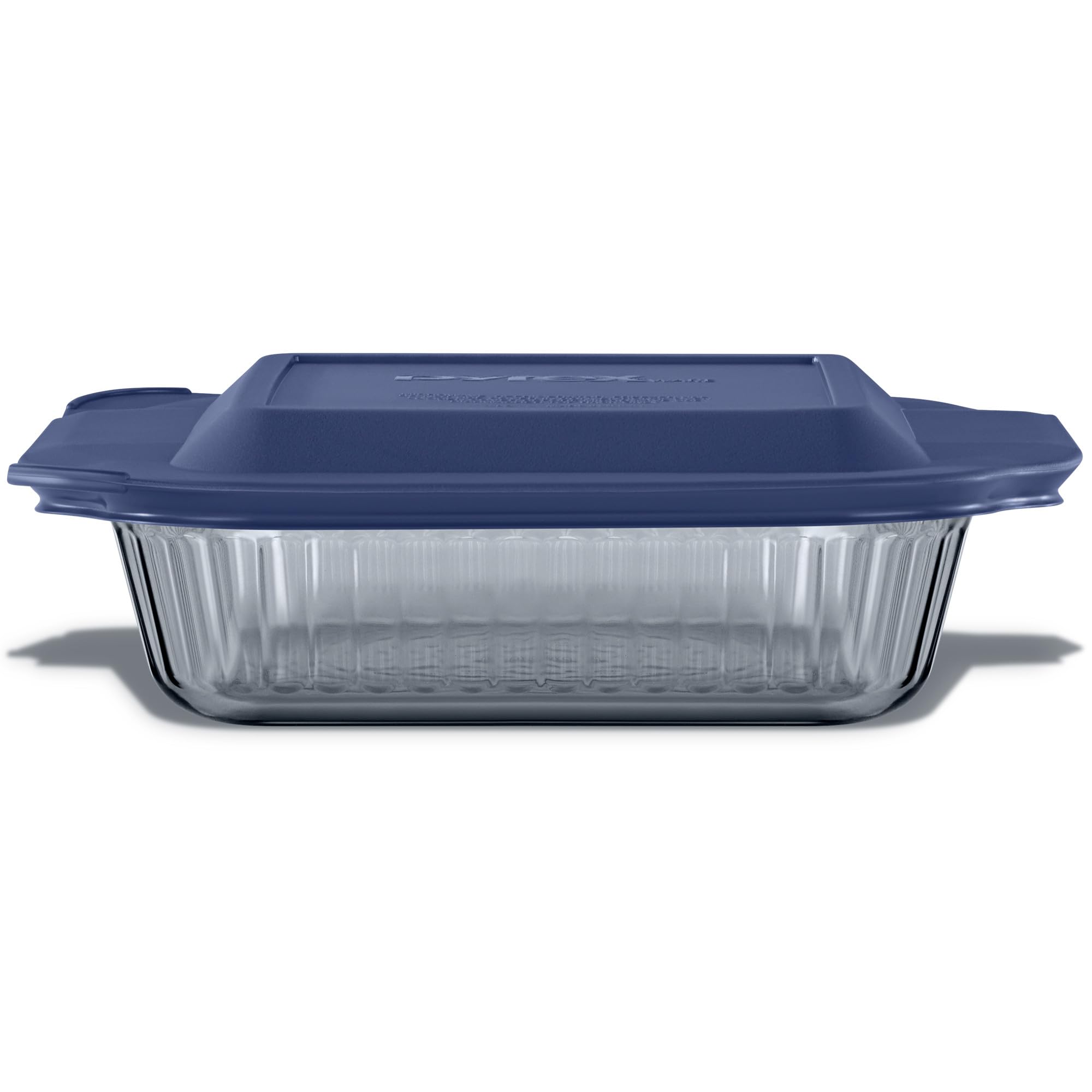 Foto 1 | Plato Para Hornear Pyrex Colors  Cristal Tintado  8 X 8 Cm  Con Tapa Ahumada - Venta Internacional.